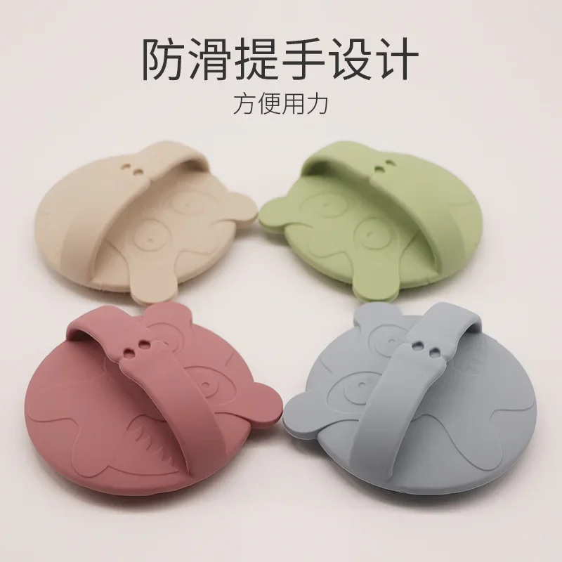 

Силиконовая щетка для ванны с динозавром, щетка для ванны, многофункциональное полотенце для мытья лица, отшелушивающее средство для удаления грязи, щетка для спины