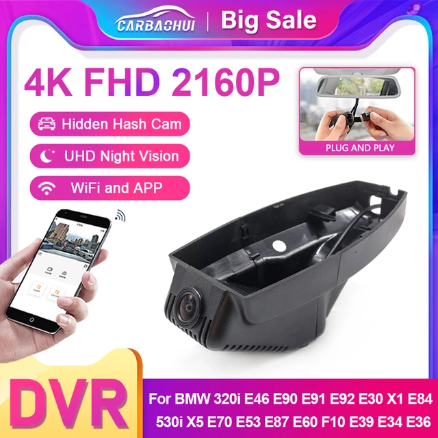 Dual DVR Dashcam Front Recording DVR Camera for BMW E70, E71, E60