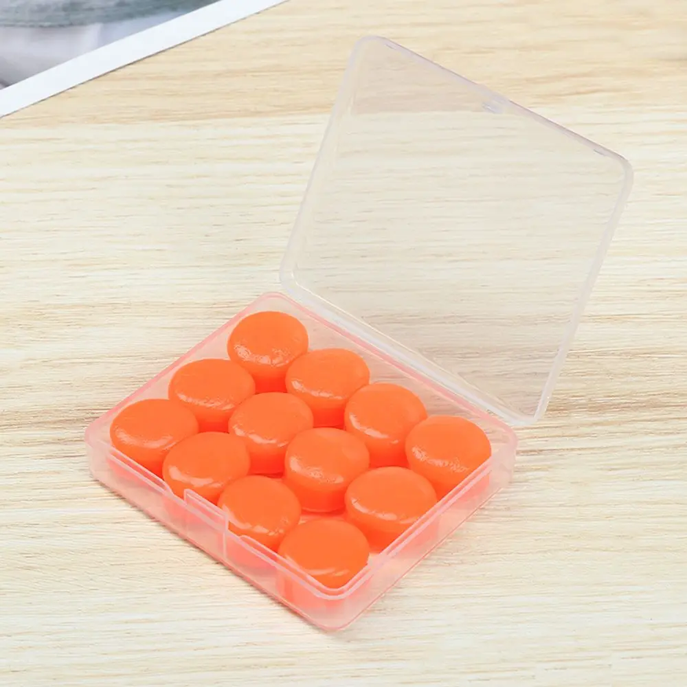 Soundproof Hearing Protect Swimming Soft Silicone Earplugs Waterproof Earbud Anti-noise Ear Plugs Noise Reduction 4