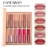 12 Color Matte Liquid Lipstick Kit Non Stick Cup Waterproof Lip Gloss Long Lasting Korean Cosmetics Makeup For Women 1