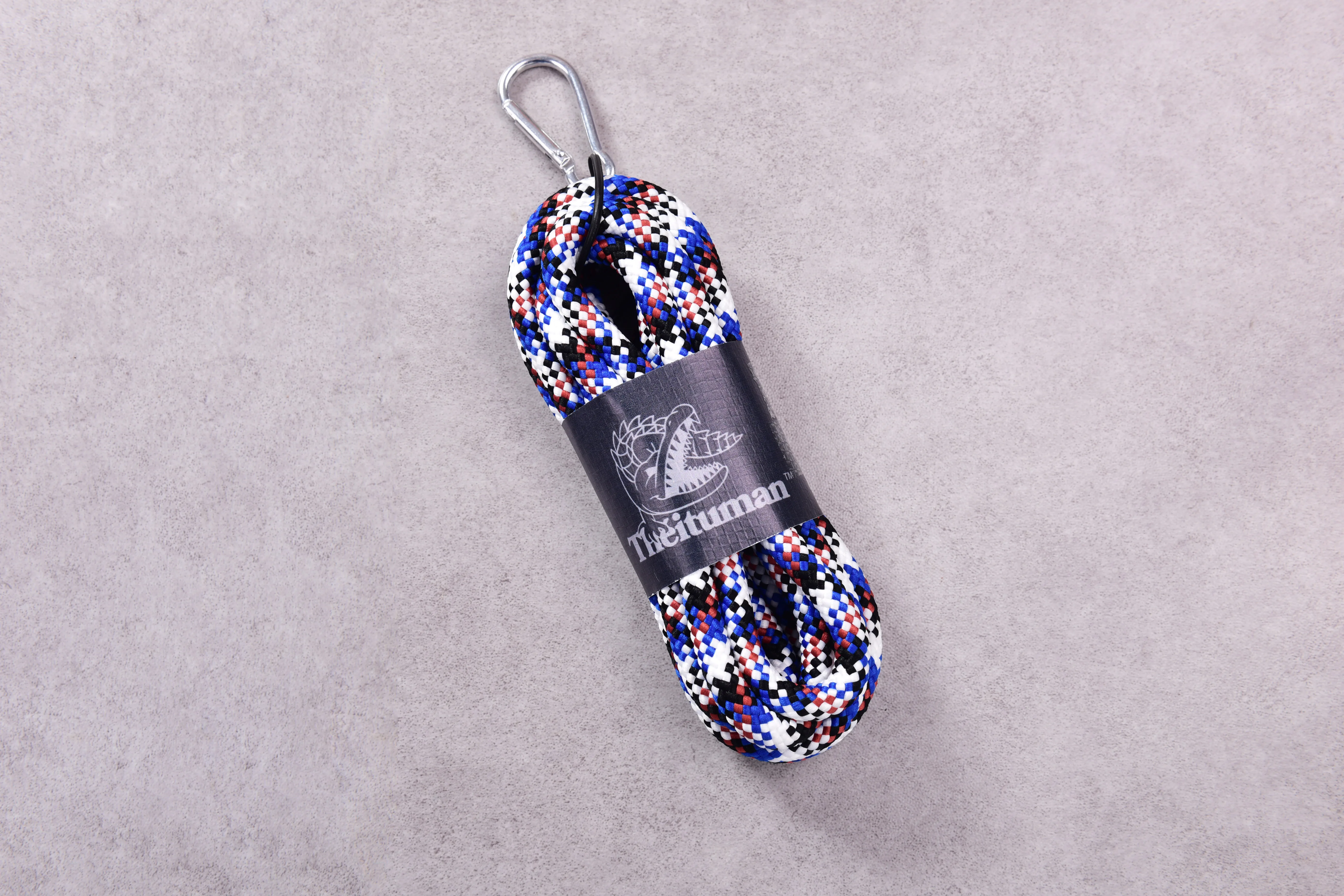 Vibrant Multicolored 8mm Polyester Braided Paracord - 3 Meters, Perfect for Pet Leashes and Safety Ropes