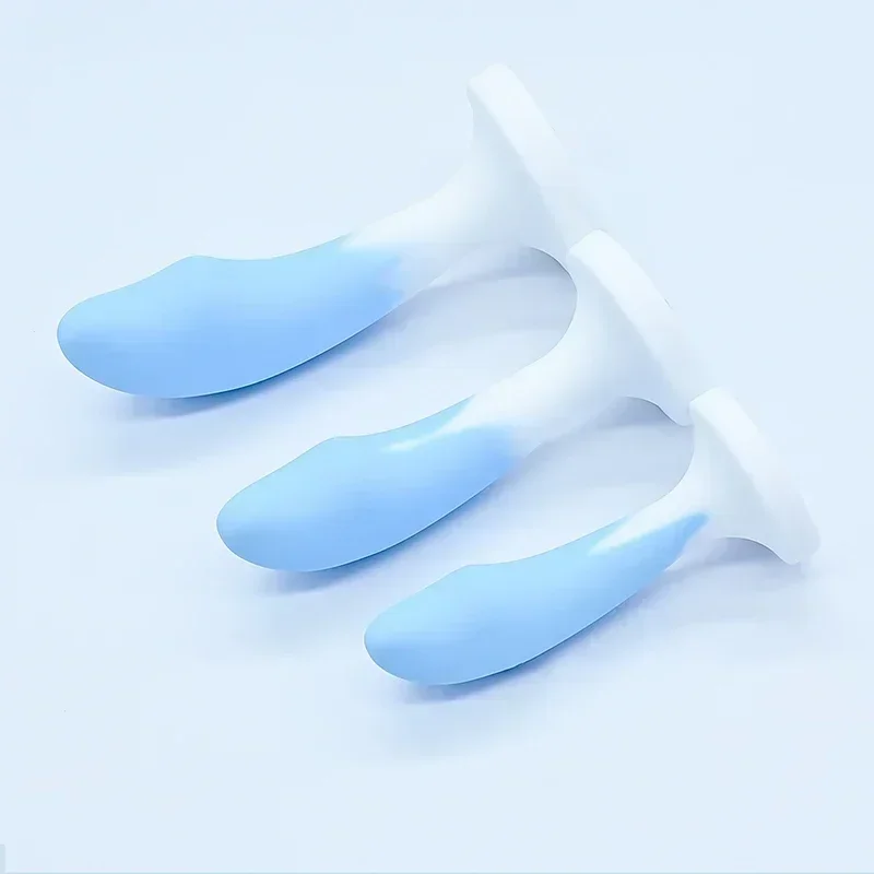 Anal Plug Butt Plug Silicone Rubber 3 Sizes Crystal Gemstone Base BDSM Prostate Massager Masturbation Adult Sexy Toy for Women