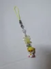 Cute Corocorokuririn Campanula Flower Bell Bead Strap Keyring Mascot Keychain Keyholder Mobile Phone Chain Bag Pendant Toy Gifts 3