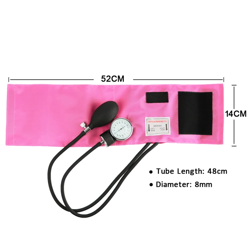 Medical Health Blood Pressure Monitor BP Cuff Manometer Arm Aneroid Sphygmomanometer Gauge Meter Tool with Stethoscope blood pressure monitor,blood pressure meter