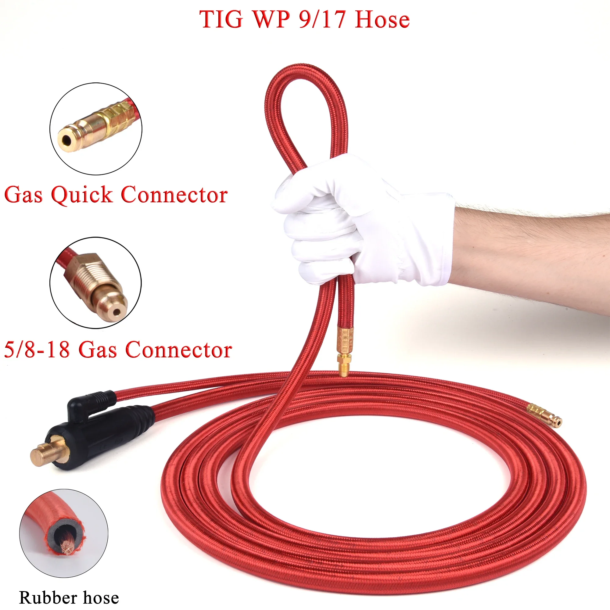 Adaptateur De Torche De Soudage TIG – Convertit Câble 10-25 (9mm) Vers 35-50 (13mm)