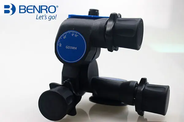 Benro GD3WH 3-Way Geared Head Max load 13 lb / 5.9 kg