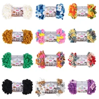 100g/roll 100% Polyester Finger Loops Yarn Hand-woven Thick thread DIY Knitting And Crocheting Home Pillow Blanket Thread 1
