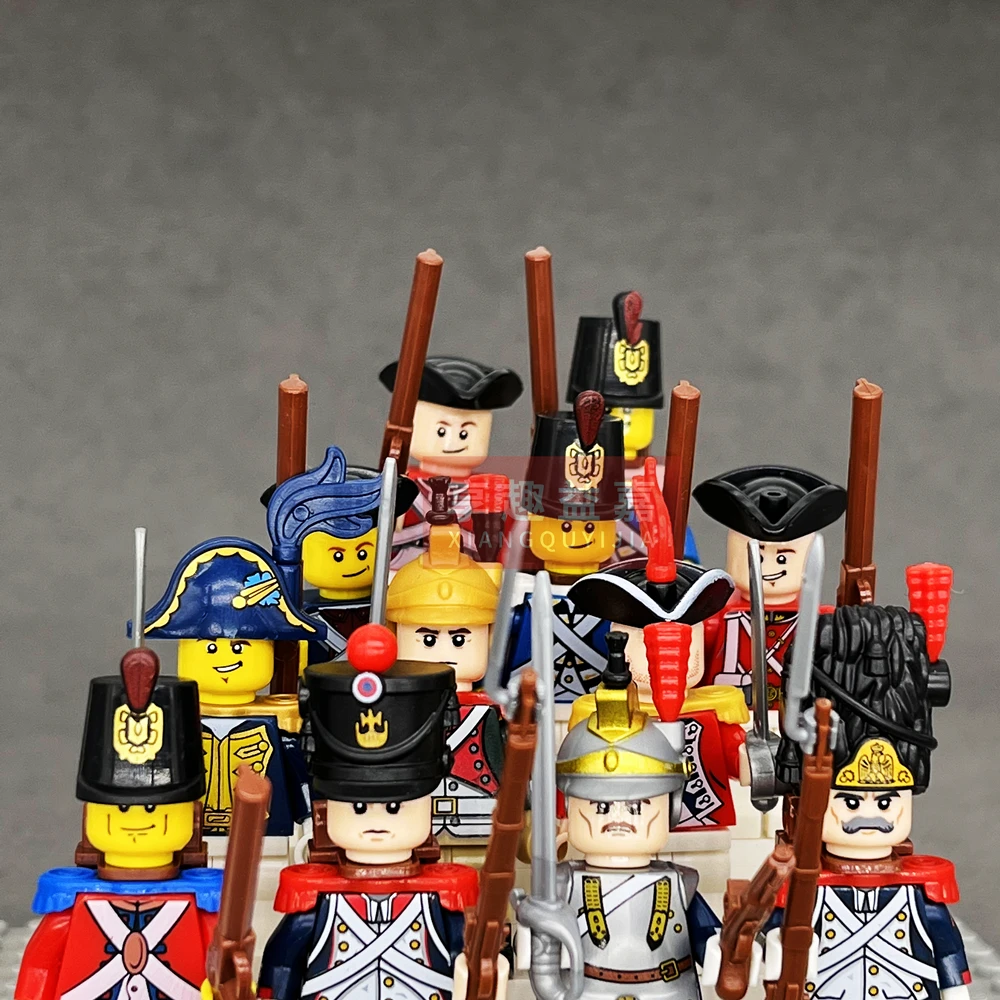 Vendita Singola Ww2 Military Imperial Navy Soldier Building Blocks Red Blue Figures Mattoni Giocattoli Educativi Per Ragazzi Regali Di Natale