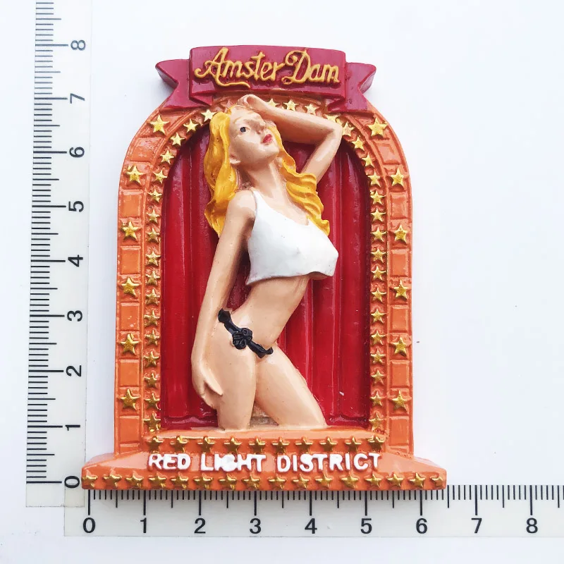 

Amsterdam, Netherlands Fridge Magnets Travel 3D Memorial Magnetic Refrigerator