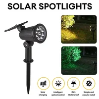 Solar LED spotlight solar light 9LED light adjustable solar spotlight super bright landscape courtyard observation lawn light 1