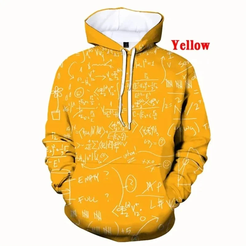 thumbnail image 1 of Sudadera con capucha de matemáticas divertida con estampado 3D para hombre, sudaderas de manga larga con patrón de ecuación, camisetas de calle de otoño, sudaderas holgadas con capucha, 1 of 5