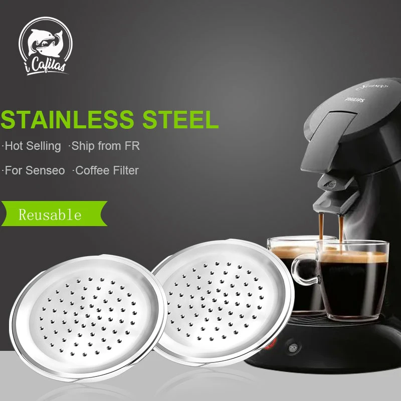 Stainless Steel Coffee Capsule Caps  Stainless Steel Senseo Capsules -  Stainless - Aliexpress