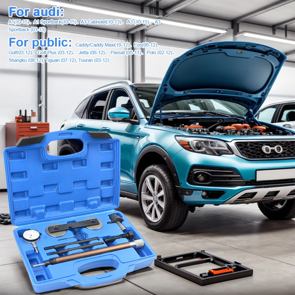 Engine Timing Chain Riveting Tool Set Engine Chain Timing Tool Kit Engine Adjustment Tool for Volkswagen for Audi 1.2 1.4 1.6
