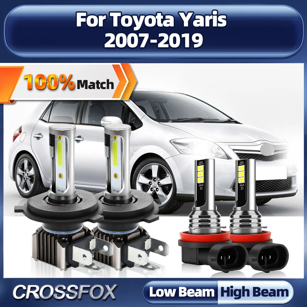 Pack ampoules LED H16 TOYOTA Yaris III 3/5 portes (XP150) (10.2013 et plus) - 80W Blanc Pur