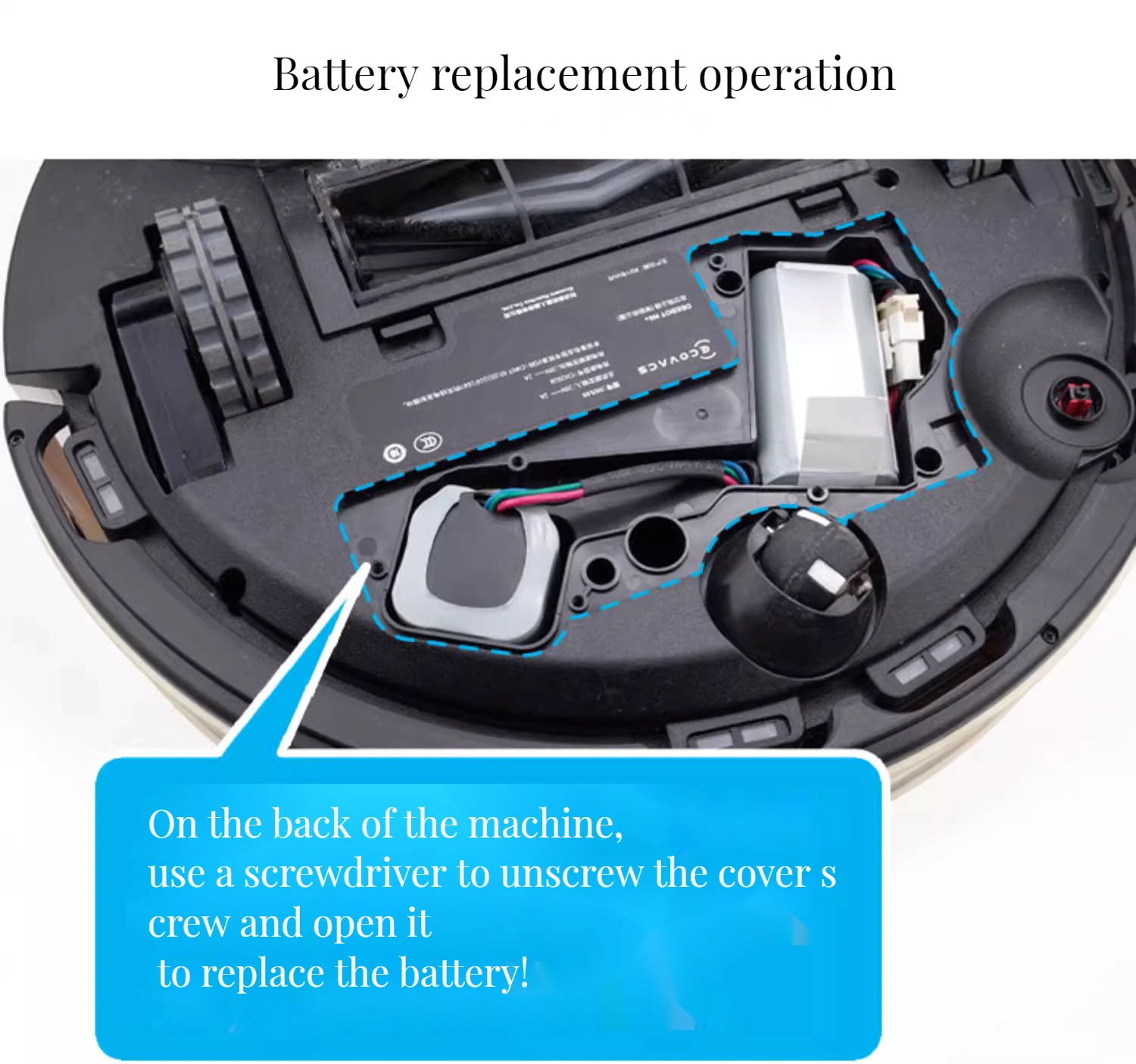 14.4V 5600mah Compatible Ecovacs Sweeping Robot N9/N9+ Battery Accessories DVX45/K10/K20 Original Battery Replacement