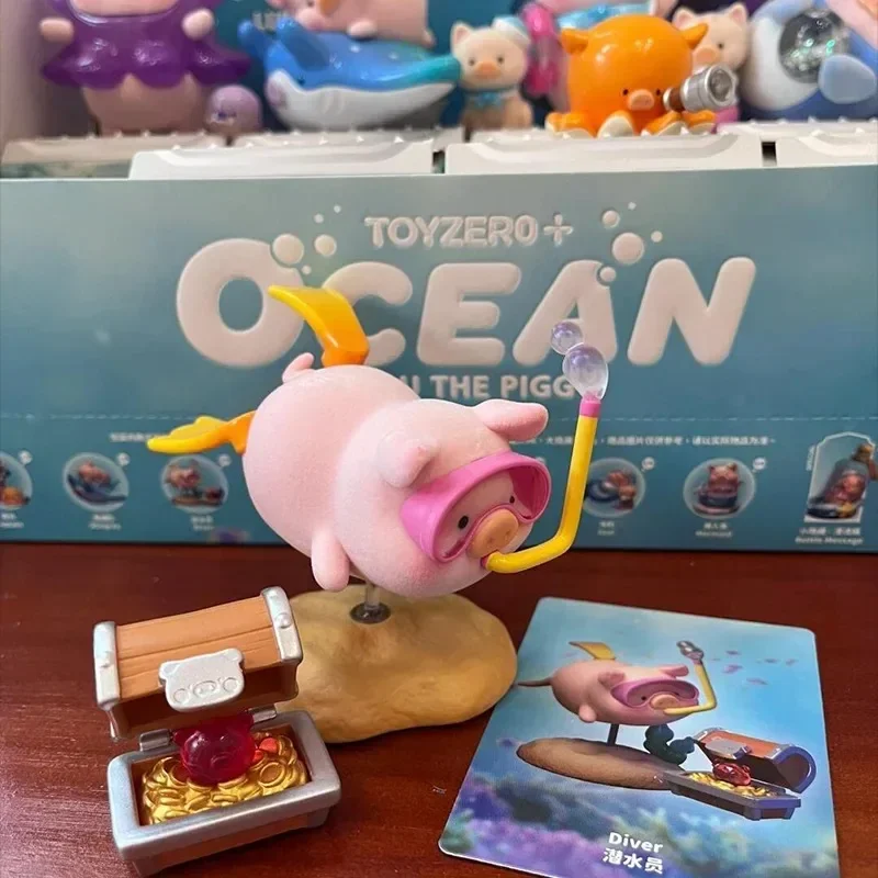 Lulu The Piggy Ocean Series Blind Box Kawaii Tide Player Action