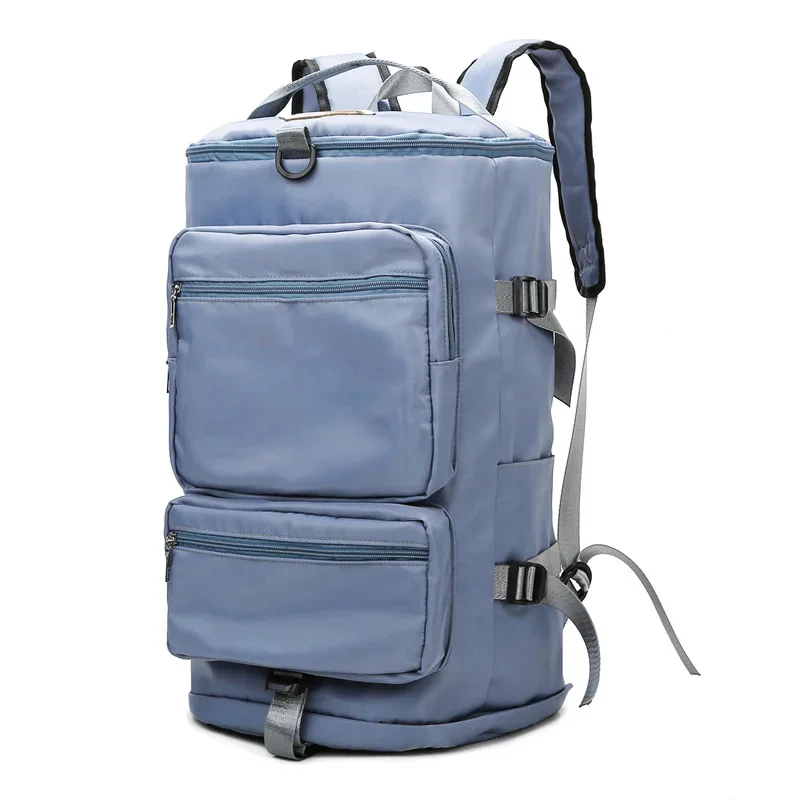 

Travel Backpack Convertible Duffel Bag,Large Capacity Weekend Bag with Double Pocket Backpack,Water-Resistant Sport Duffel Bags