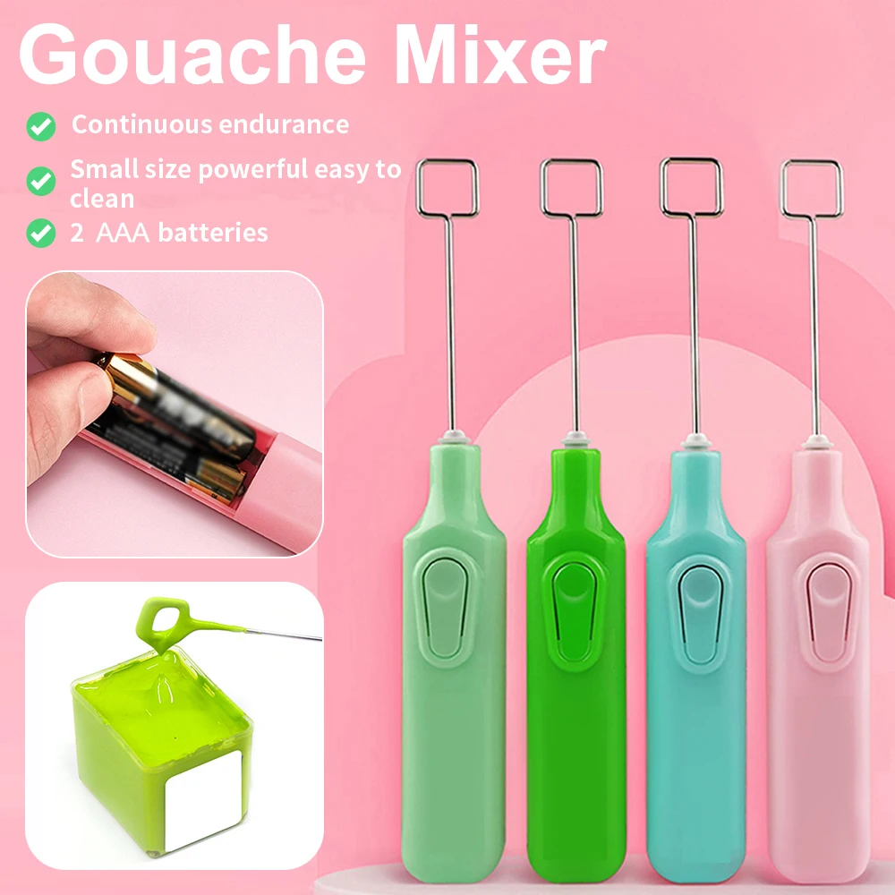 Art Electric Paints Pigments Mixer Stirrer Fast Even Blending Toning Color Mixing Artist Blender Handheld Toner Stirring Tool art electric paints pigments mixer stirrer fast even blending toning color mixing artist blender handheld toner stirring tool