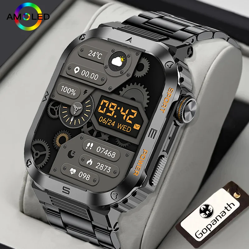 294956-f96f34.png S493f59decf2241d9a665284f0352a609i Rugged And Durable Military Smart Watch Ip68, Waterproof 2.01'', HD Display Bluetooth Voice Smart Watch for Android, IOS, XIAOMI Mallzona