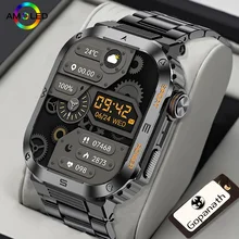 Rugged And Durable Military Smart Watch Ip68 Waterproof 2.01 '' HD Display Bluetooth Voice Smart Watch For Android IOS XIAOMI