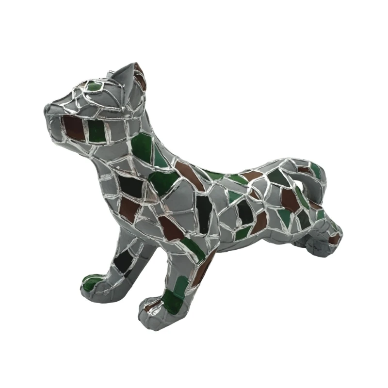 

3D Figurines Desktops Ornament Resins Animal Statue Car Decors for Livingrooms