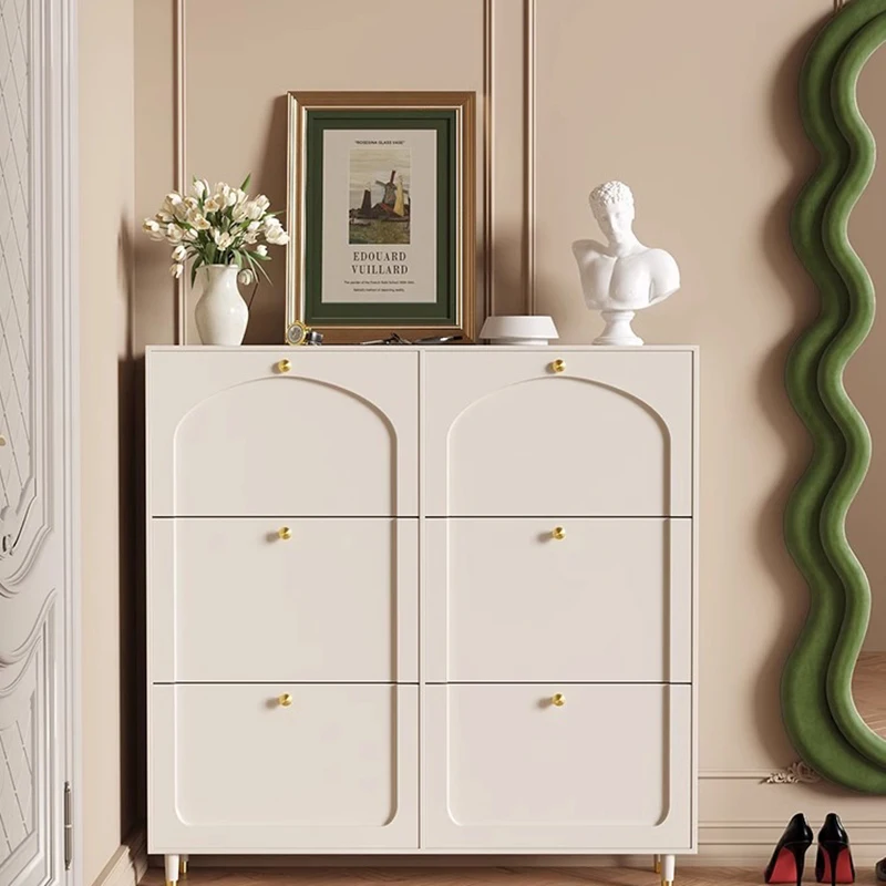 

White Indoor Holder Shoe Cabinet Storage Modern Brand Quality Shoe Cabinet Women Luxury Organizador De Zapatos Furniture