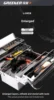 Heavy Duty Stainless Steel Toolbox with 3-Layer Folding and Carrying Handle - Industrial Grade for Home and Car 6