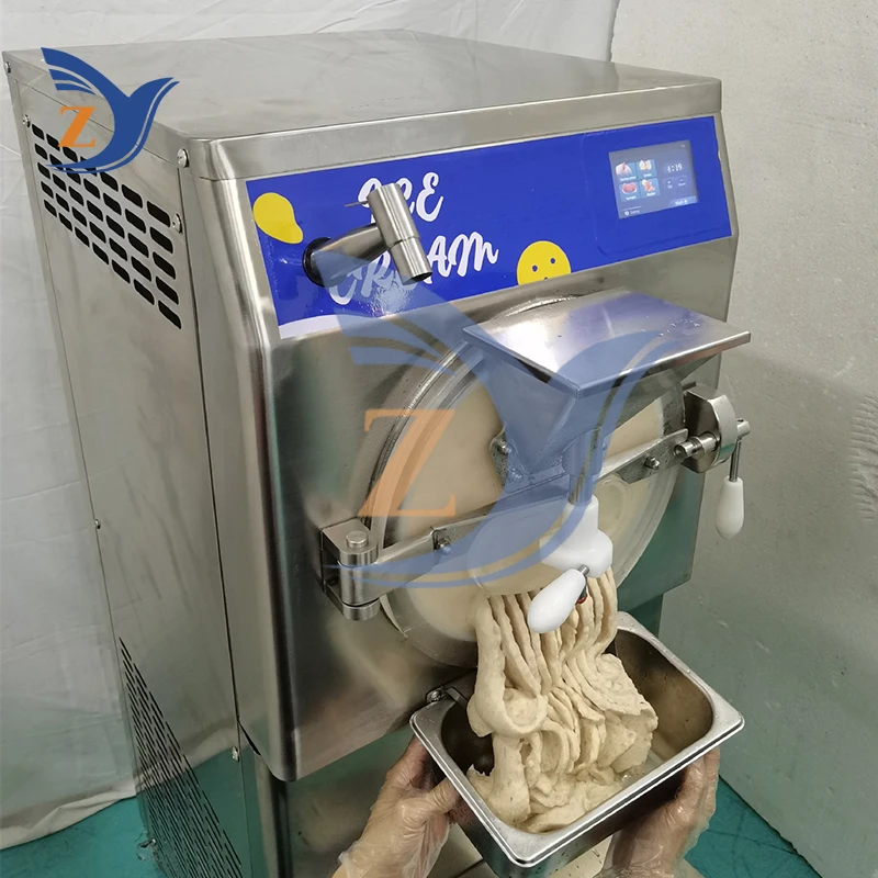Hard Ice Cream Maker Machine ZY-38-2 Commercial 60 Liters Per Hour Production Equipment Milk Tea Shop Automatic Ball Restaurant 2