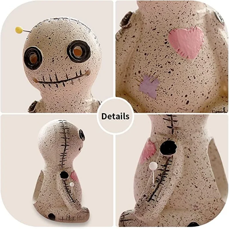 Voodoo Doll Cone Incense Burner Voodoo Doll Magic Handmade Incense Burner Decoration Mini Cartoon Voodoo Doll Incense Burner - Image 2