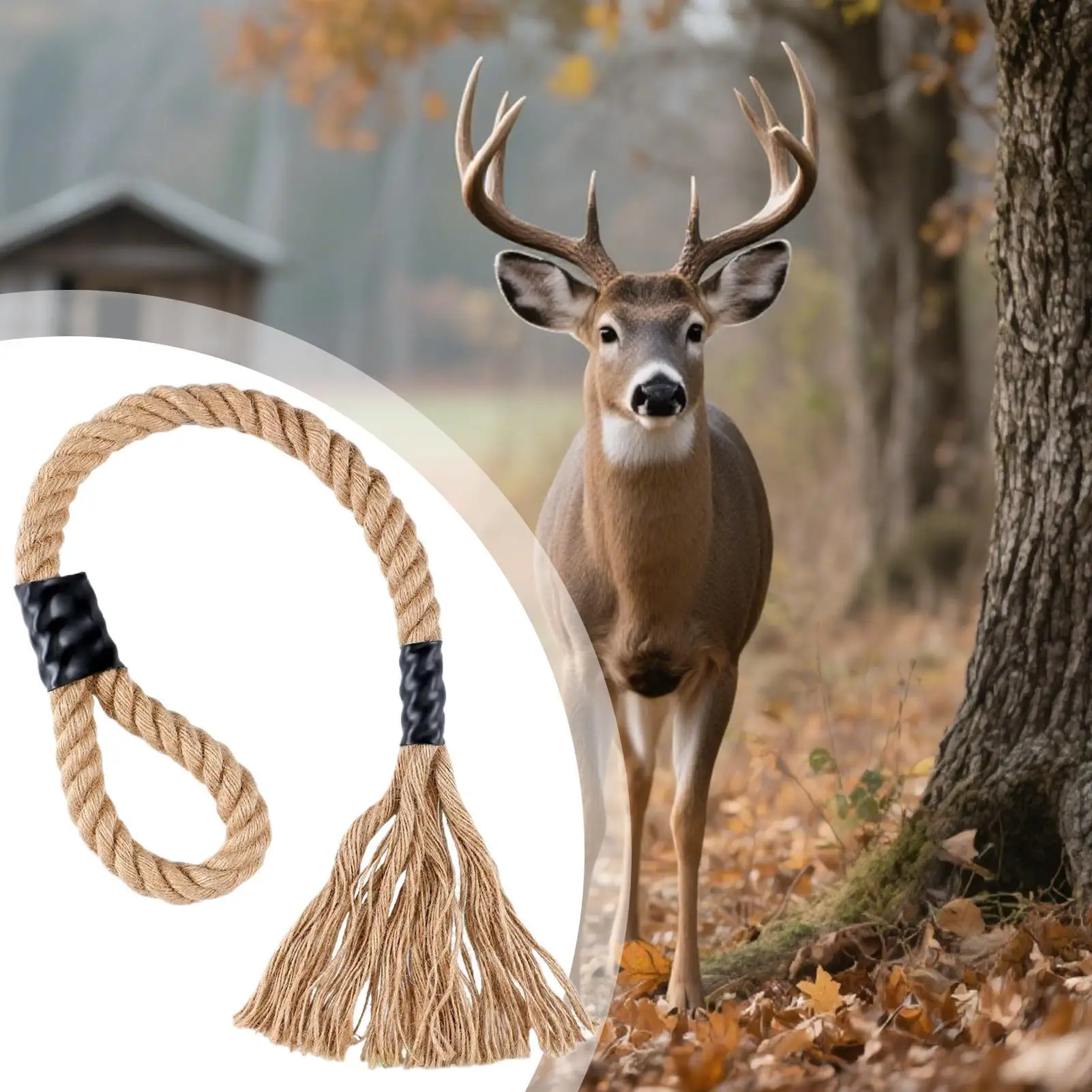 Deer Scent Rope Long-Lasting Effective Attractant Effective Whitetail Attractant For Trail Outdoor Camping Wildlife Woods Hiking