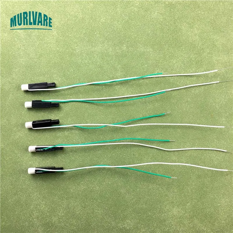10Pcs Lighter Flamethrower Ignition Electronic Cassette Furnace Accessories 2 Wires Piezoelectric Igniter