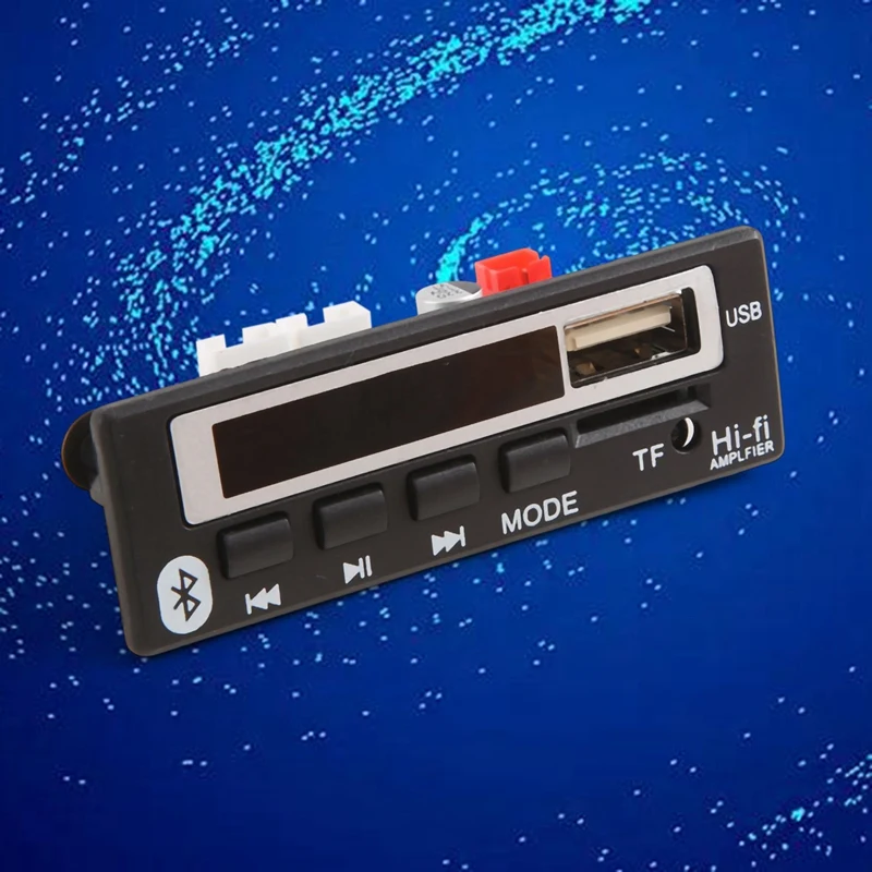 N91R-Color Screen Bluetooth MP3 Decoder Board Card Reader Bluetooth 5.0 Module Multi-Function Audio Accessories
