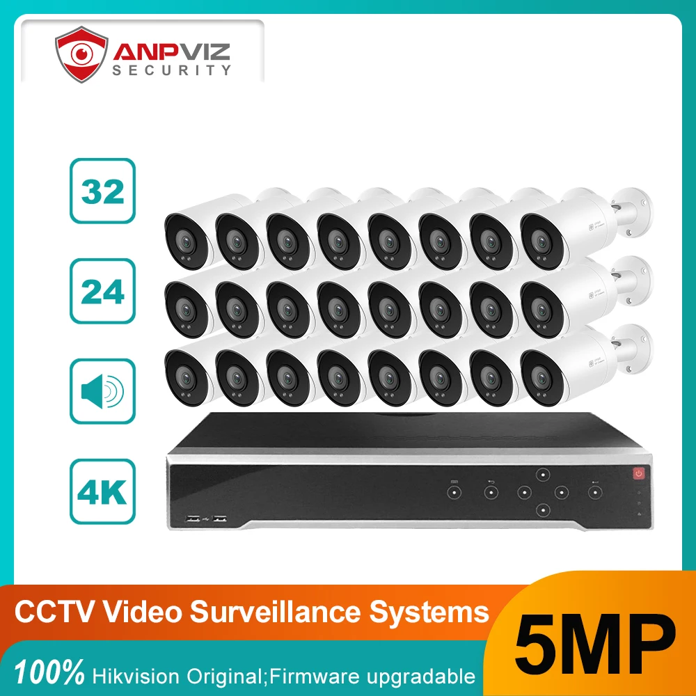 OEM 32CH 4K 8MP NVR IP-камера система