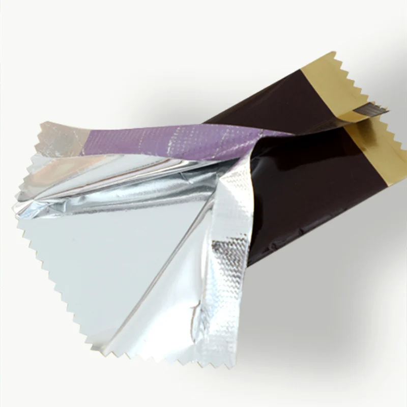 Aluminum Foil Bags for Gold Coffee Sweet Cookie Candy Nougat Package Small Cranberry Machine Sealed