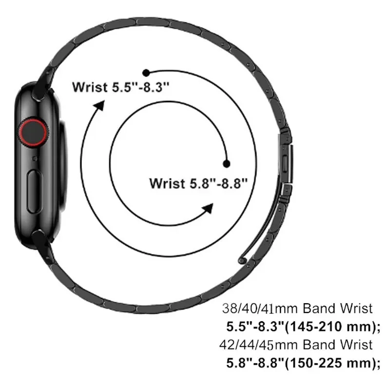 Stainless Steel Metal Watch Strap Bracelet