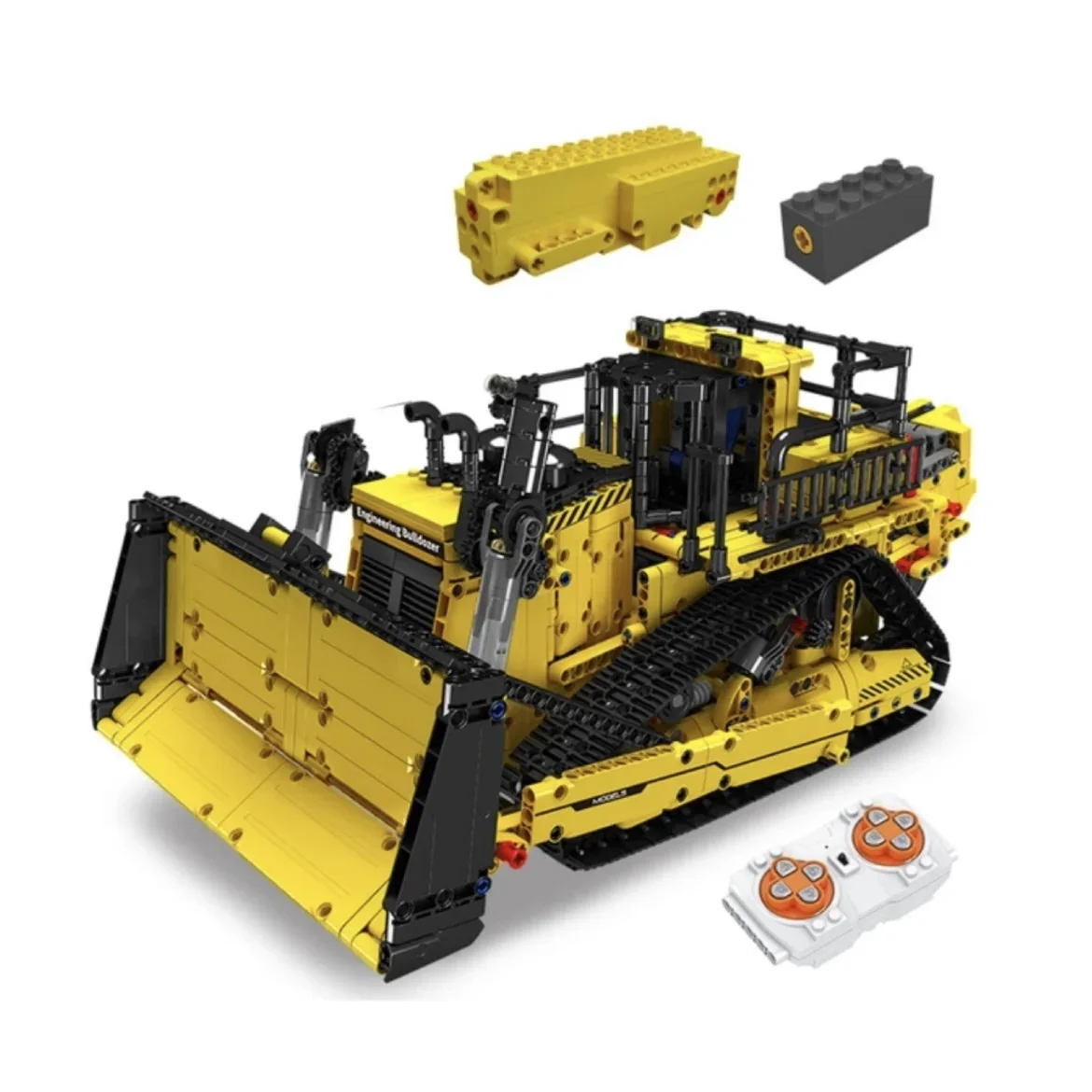 Mold King 15071 Technical Remote Control Engineering Truck Vehicle Toys Bulldozer Elettrico Building Blocks Mattoni Per Regalo Per Bambini