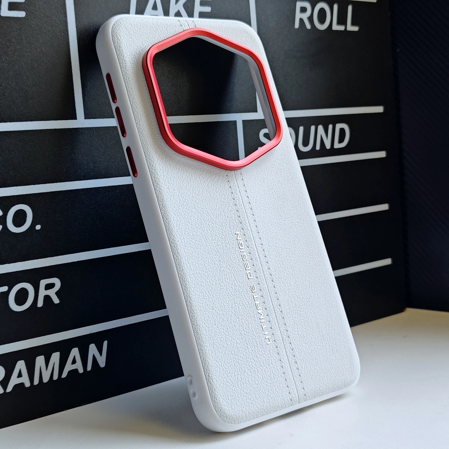 Luxury PU Leather Protective Back Cover Case - Fashion Design