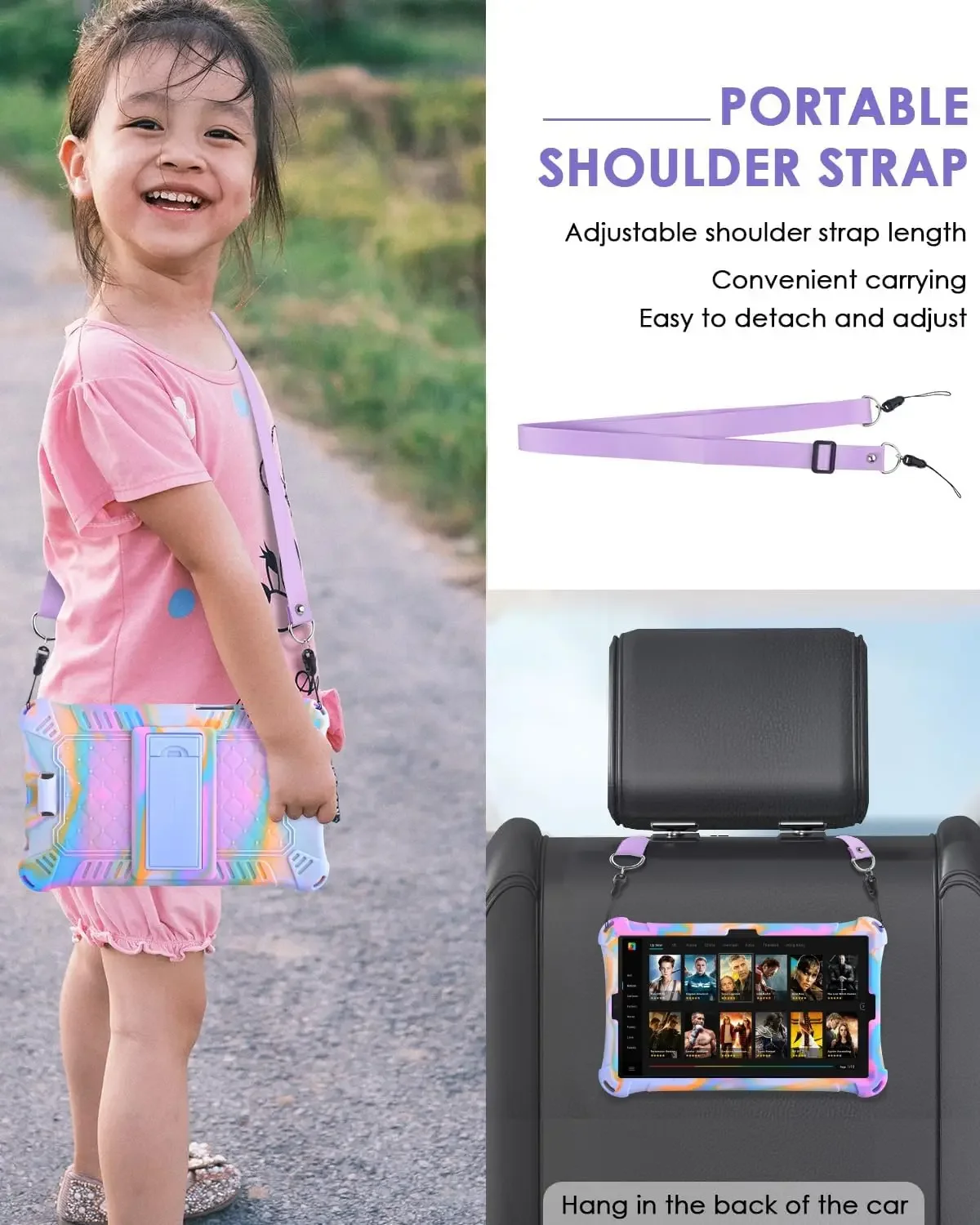 Capa de Tablet de Silicone Macio para Crianças Stand Case Samsung Galaxy Tab a9 Mais 11 Plus Case Sm-x210 X215 X216 a9 8.7 Sm-x110 X115 2023 - Imagem 4