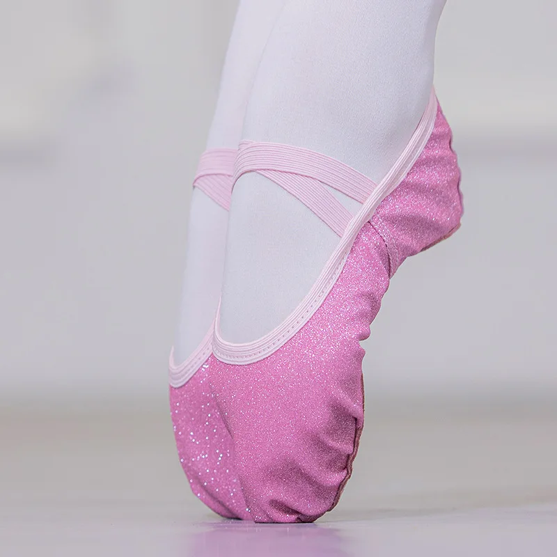 

Comfortable Light High Quality Fashion Kids Girls Children Women Soft Satin Flat Shoes Ballet