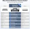 Precision Pro Vacuum Sealer, with 10-in-1 Functions, Easy-Lock Handle, Double Heat Seal & Double Pump, Vacuum Sea 2