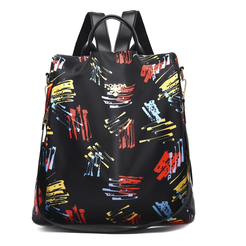 thumbnail image 1 of Mochila antirrobo de estilo moderno para mujer, mochilas de tela Oxford para la escuela, mochilas de viaje de alta calidad de diseñador para adolescentes y niñas, 1 of 5