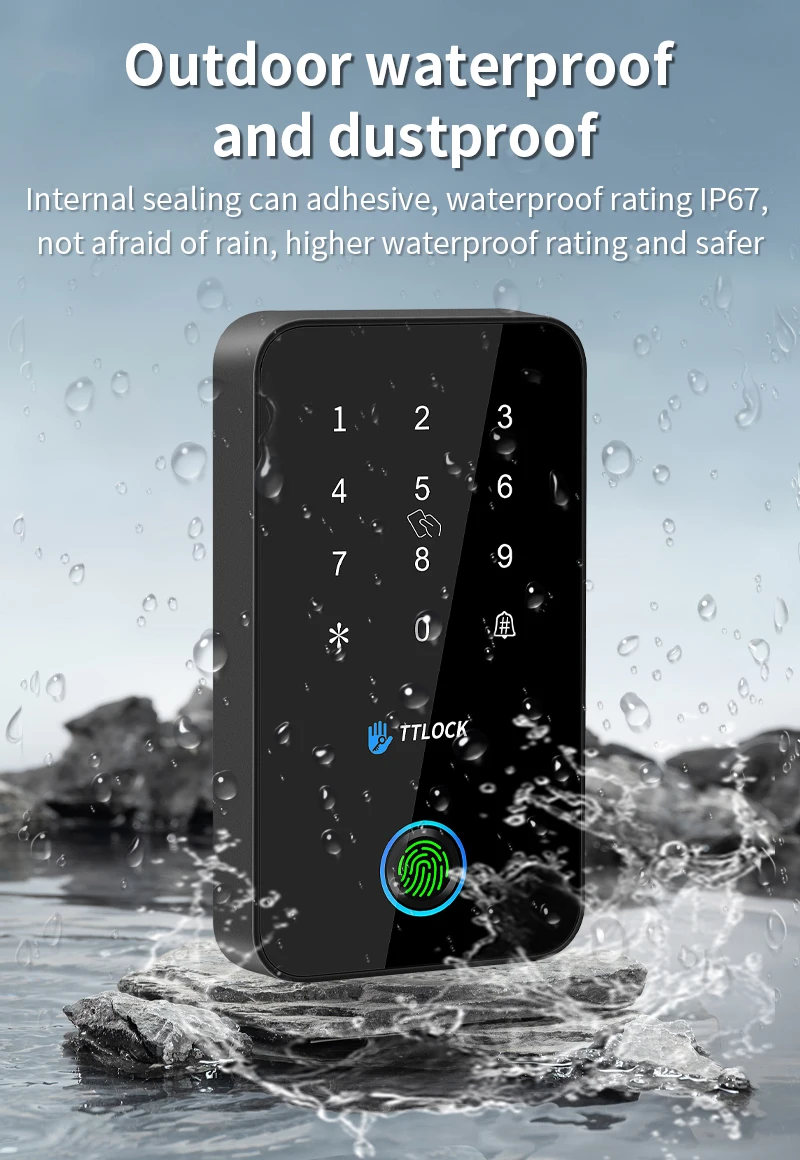 S7-BT TTLOCK Bluetooth RFID Access Control Keypad Smart Phone Entry Waterproof 1
