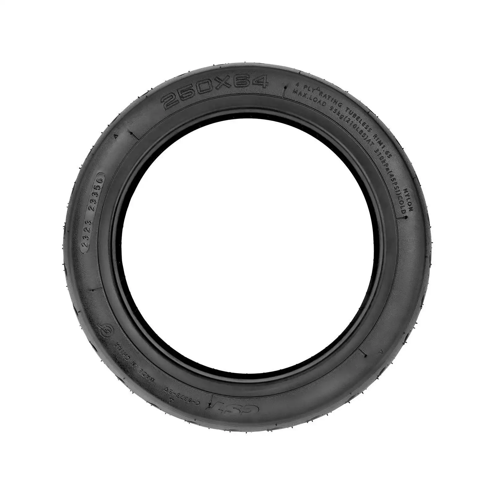 CST250*64 self-repairing vacuum tire for XM MI4 Ultra Scooter 250x64 Self-repairing Adhesive Anti-sting Liquid Vacuum Tire electric scooter tire