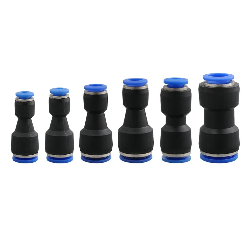 Pu Pneumatic Fittings Plastic Connector PG 4mm 6mm 8mm 10/12/14mm 16mm Air water Hose Tube Push in Straight Gas Quick Connectors