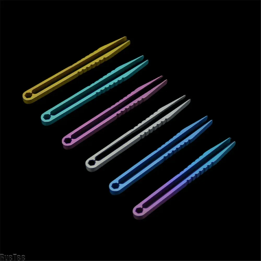 Multipurpose EDC Tool TC4 Titanium Alloy Mechanic Clip Tweezer for Phone Repair Camping Outdoor Professional Use tweezer tool,phone repair tweezers