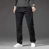 2024 Spring Autumn Men's Straight Jeans Denim Pants Classic Style Business Stretch Casual Trousers Large Size 40 42 44 46 5