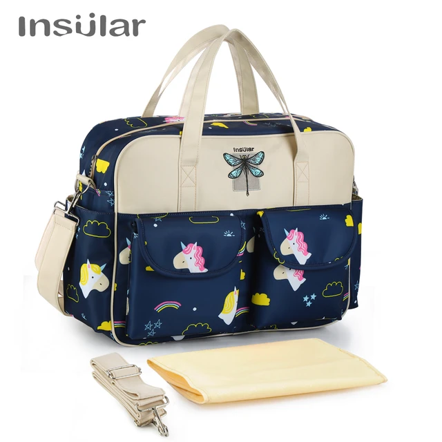 New Style Waterproof Diaper Bag Large Capacity Messenger Travel Bag  Multifunctional Maternity Mother Baby Stroller Bags