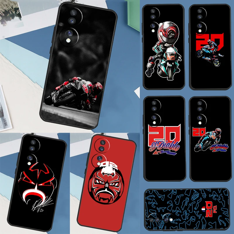 Custodia Moto Fabio Quartararo Per Huawei P20 P30 Pro P40 Lite P Smart Z Nova 9 Honor X8 X9A 50 70 Magic 5 Pro Cover