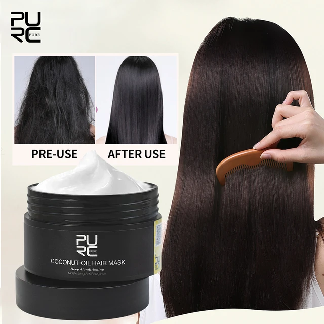 Coconut Oil Hair Mask Before And After