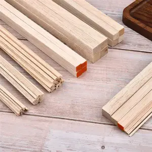 Kit de bloques de tallado de madera de tilo Premium, barra de madera  cuadrada, palos de madera de Balsa, tiras, Kit de Hobby para adultos y  niños - AliExpress
